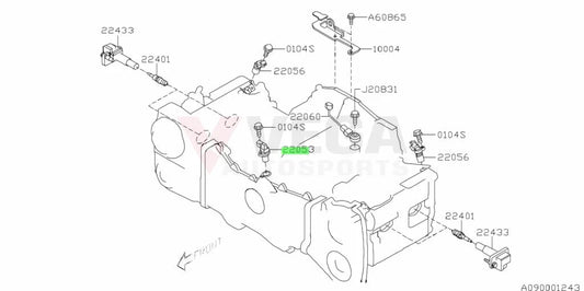 Crankshaft Sensor to suit Subaru Impreza GC8 GF8 GM8 GD 94-14 22053AA053 Electrical