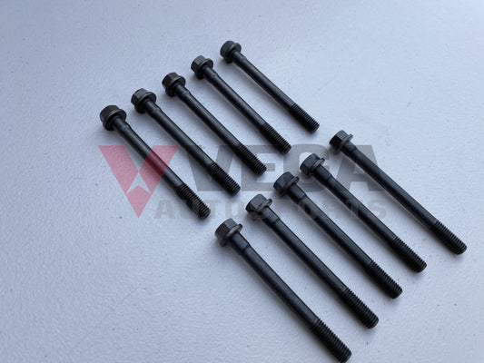 Cylinder Head Bolt Set (10-piece) to suit DATSUN 1200 B110 B310 A12 A14 A15 - Vega Autosports