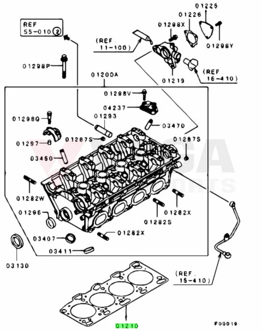 Cylinder Metal Head Gasket to suit Mitsubishi Lancer Evo 9 CT9A - Vega Autosports