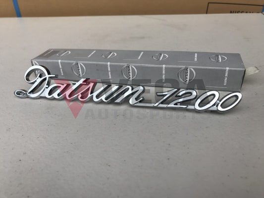 "DATSUN 1200" Trunk Lid Emblem Boot Badge to suit B110 B120 B122 Ute - Vega Autosports