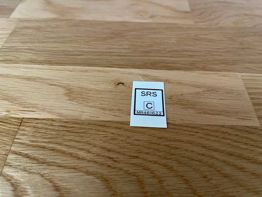 Decal Air Bag Caution To Suit Mitsubishi Lancer Evolution 7 / 8 9 Ct9A Emblems Badges And Decals