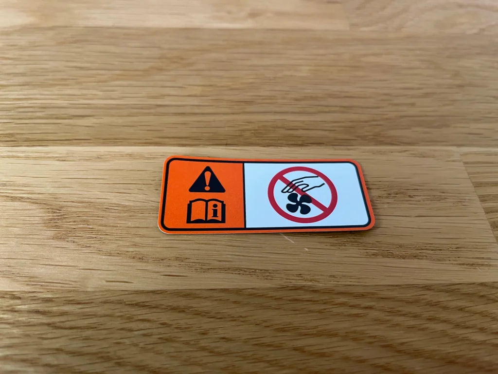 Decal Caution Danger To Suit Mitsubishi Lancer Evolution 7 / 8 9 10 Ct9A Ct9W Emblems Badges And