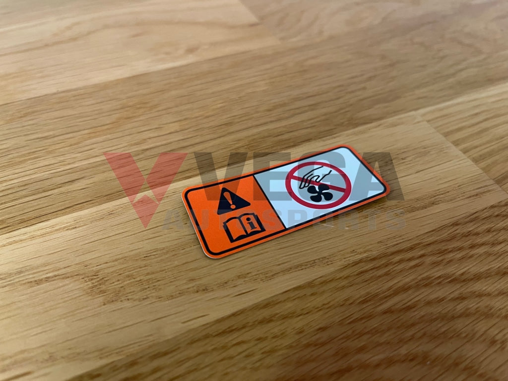 Decal Caution Danger To Suit Mitsubishi Lancer Evolution 7 / 8 9 10 Ct9A Ct9W Emblems Badges And