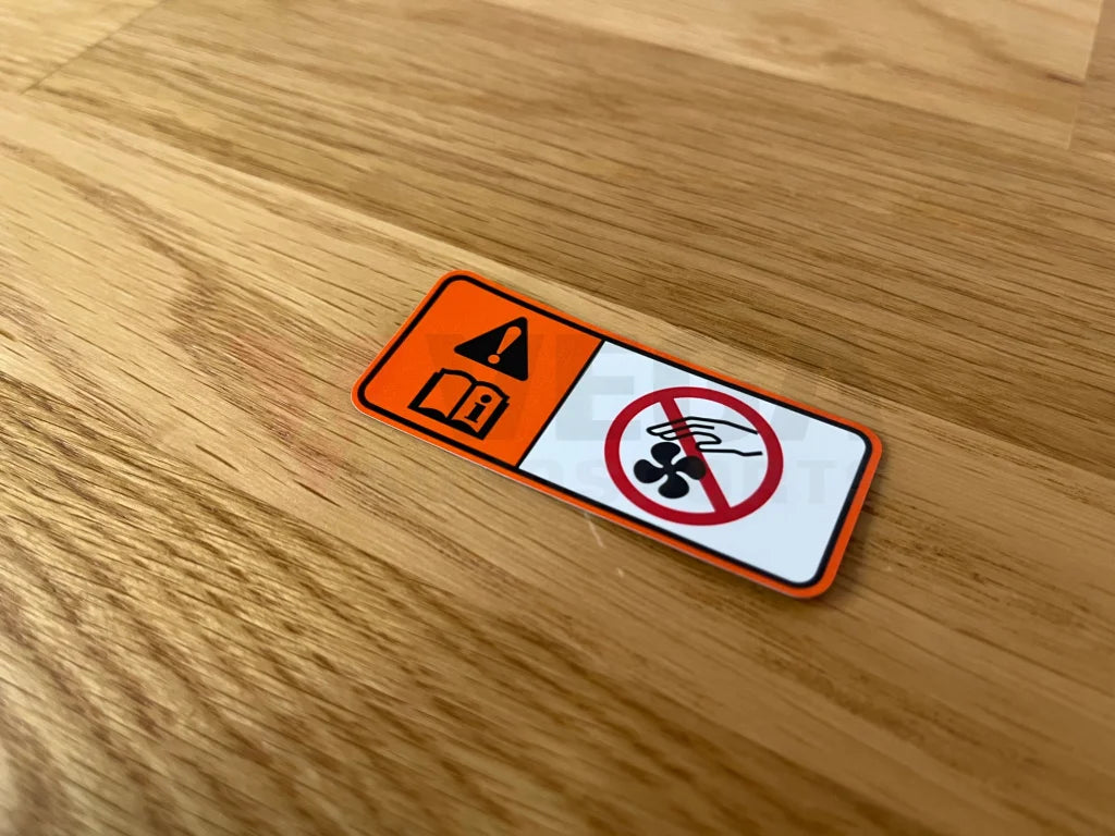 Decal Caution Danger To Suit Mitsubishi Lancer Evolution 7 / 8 9 10 Ct9A Ct9W Emblems Badges And