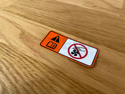 Decal Caution Danger To Suit Mitsubishi Lancer Evolution 7 / 8 9 10 Ct9A Ct9W Emblems Badges And