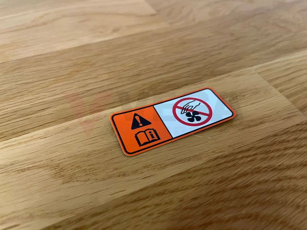 Decal Caution Danger To Suit Mitsubishi Lancer Evolution 7 / 8 9 10 Ct9A Ct9W Emblems Badges And
