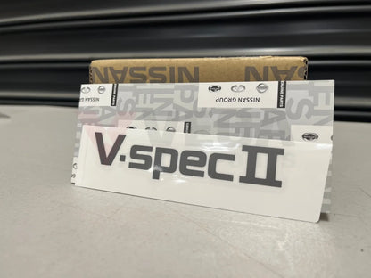 Decal V-Spec Ii Boot Lid To Suit Nissan Skyline R32 Gtr 2 Emblems Badges And Decals