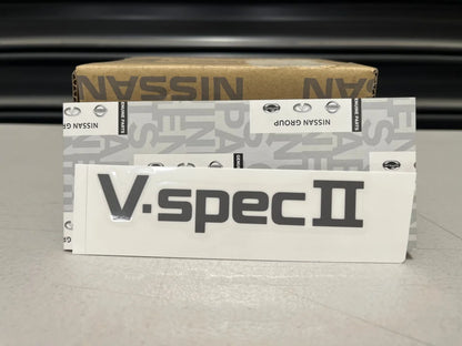 Decal V-Spec Ii Boot Lid To Suit Nissan Skyline R32 Gtr 2 Emblems Badges And Decals