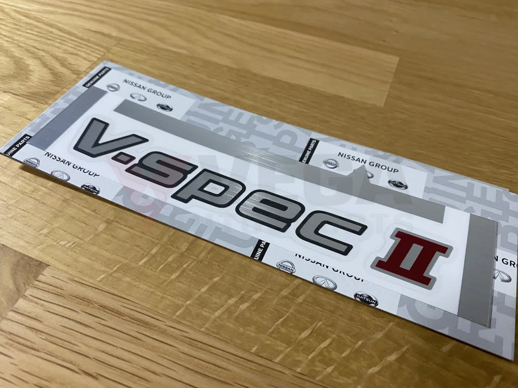 Decal V-Spec Ii Boot Lid To Suit Nissan Skyline R34 Gtr 2 Emblems Badges And Decals