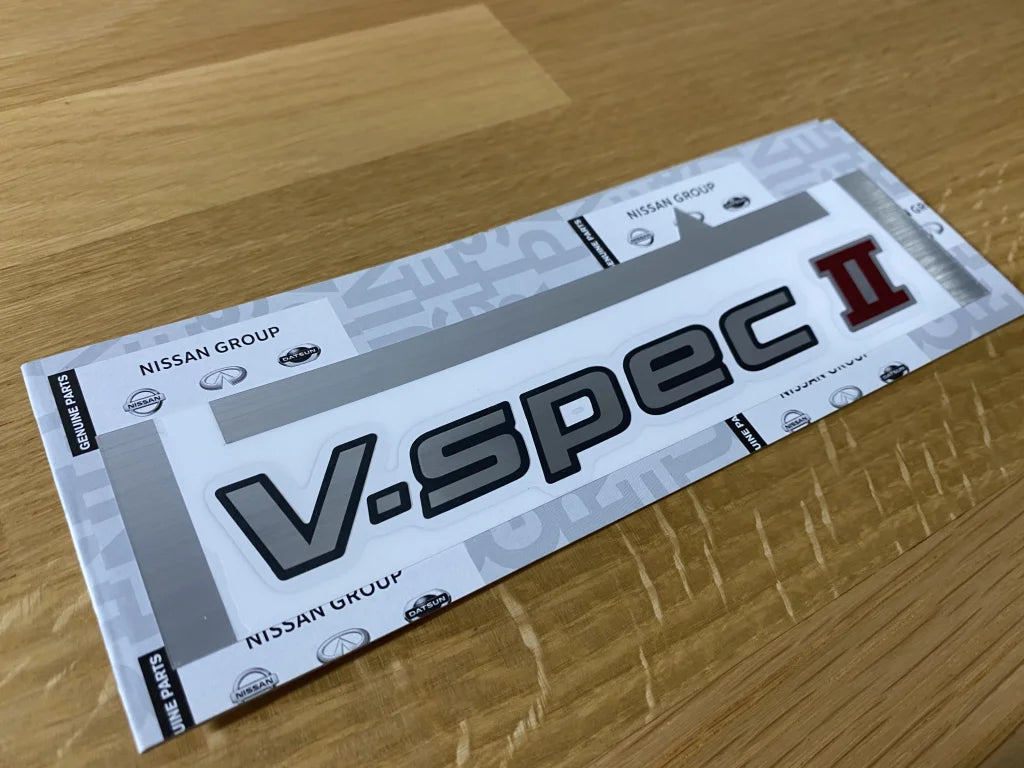 Decal V-Spec Ii Boot Lid To Suit Nissan Skyline R34 Gtr 2 Emblems Badges And Decals
