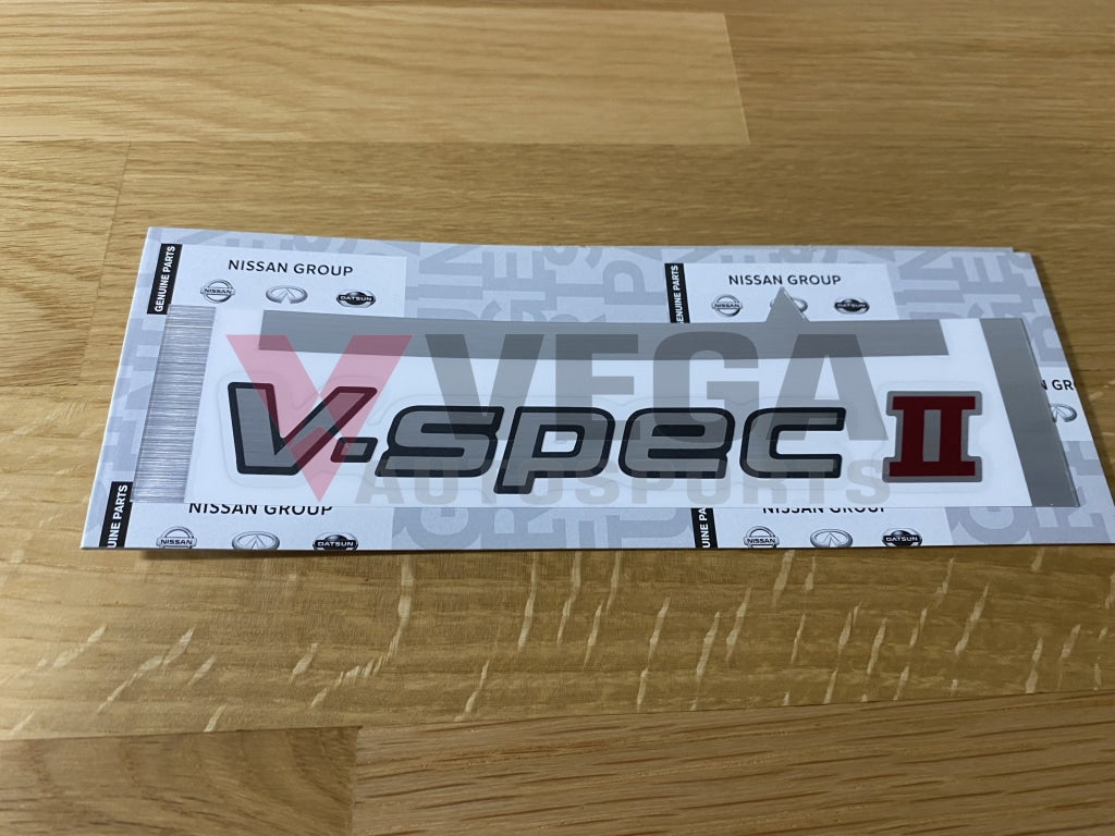 Decal V-Spec Ii Boot Lid To Suit Nissan Skyline R34 Gtr 2 Emblems Badges And Decals