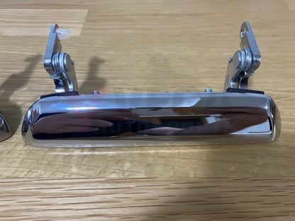 Door Handle Assembly Set (2-piece) Chrome, Outer to suit Datsun Fairlady 240Z 1970 - 1978 - Vega Autosports