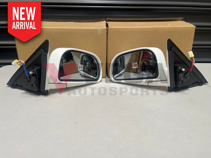 Door Mirror Assembly Rhs / Lhs To Suit Mitsubishi Lancer Evolution 4 5 6 Mr606983 Mr606974 Exterior