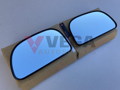 Door Mirror Glass Set (RHS/LHS) to Suit Mitsubishi Evolution Lancer 5 / 6 / 6.5 CP9A - Vega Autosports