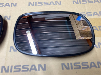 Door Mirror Glass Set (RHS/LHS) to suit Nissan Skyline R34 GTR, GTT, GTV, GT4 - Vega Autosports