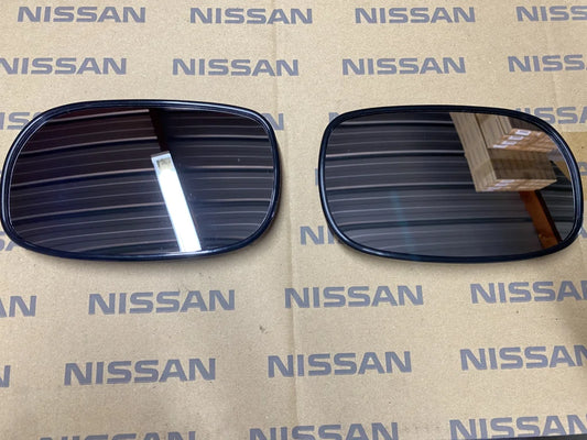 Door Mirror Glass Set (RHS/LHS) to suit Nissan Skyline R34 GTR, GTT, GTV, GT4 - Vega Autosports