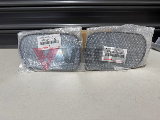 Door Mirror Glass Set RHS / LHS to suit Toyota Supra MK4 87961-1B130 / 87931-14590 Exterior