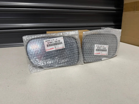 Door Mirror Glass Set RHS / LHS to suit Toyota Supra MK4 87961-1B130 / 87931-14590 Exterior