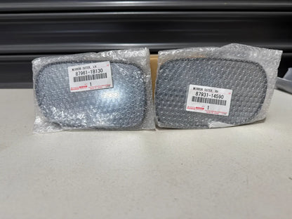 Door Mirror Glass Set RHS / LHS to suit Toyota Supra MK4 87961-1B130 / 87931-14590 Exterior