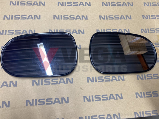 Door Mirror Glass Set (RHS/LHS) to suit Nissan Skyline R33 GTR, GTS-t, GTS25, GTS - Vega Autosports