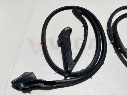 Door Weather Strip Set (RHS & LHS) to suit Nissan Skyline R34 GTR / GTT / GT-V / GT4 - Coupe - Vega Autosports