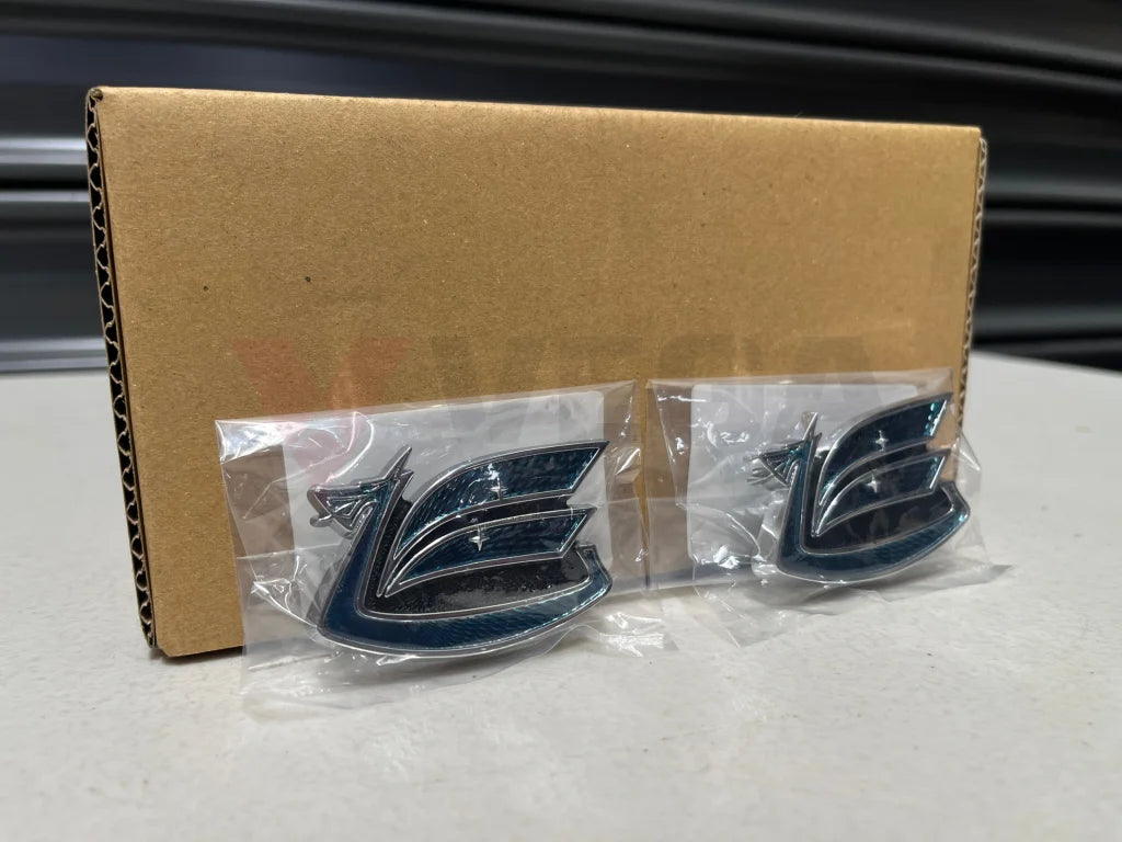 Dragon Quarter Panel Emblem Set (Blue) to suit Toyota Celica 70-77 75386-14901 Emblems Badges and Decals