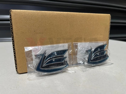 Dragon Quarter Panel Emblem Set (Blue) to suit Toyota Celica 70-77 75386-14901 Emblems Badges and Decals