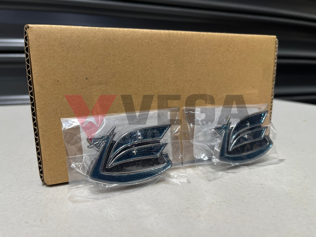 Dragon Quarter Panel Emblem Set (Blue) to suit Toyota Celica 70-77 75386-14901 Emblems Badges and Decals