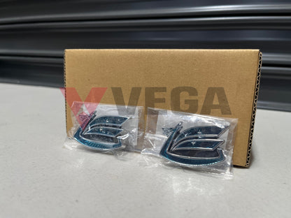 Dragon Quarter Panel Emblem Set (Blue) to suit Toyota Celica 70-77 75386-14901 Emblems Badges and Decals