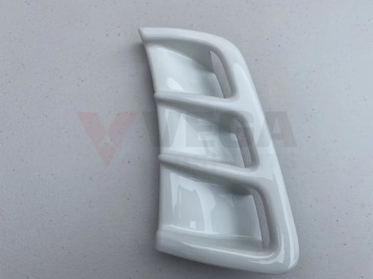 Driver Side Bumper Vent (White) to suit Mitsubishi Lancer Evolution 6 RS CP9A - Vega Autosports