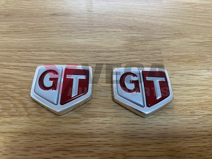 Emblem "GT" (Front Fender) to suit Nissan Skyline R32 GTR - Pair - Vega Autosports