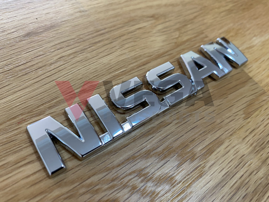 Emblem "Nissan" (Boot Lid) to suit Nissan Skyline R32 GTR - Vega Autosports
