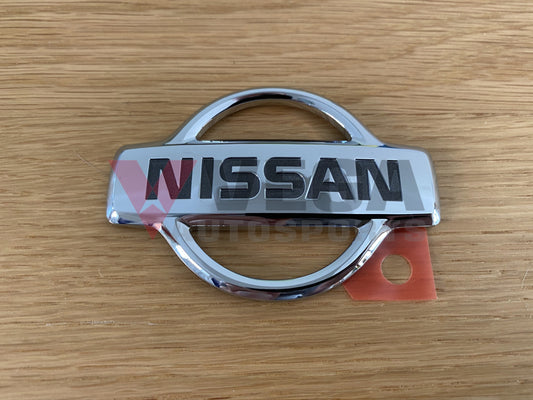 Emblem "Nissan" (Boot Lid) to suit Nissan Skyline R34 GTR Early Model (08/2000 - 04/2001) - Vega Autosports