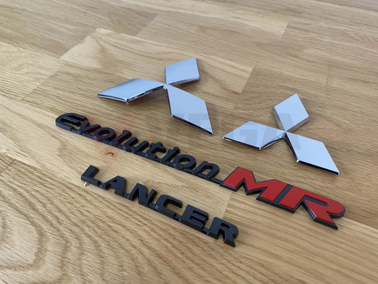 Emblem Set (4-Piece) To Suit Mitsubishi Lancer Evolution 8 Mr Emblems Badges And Decals