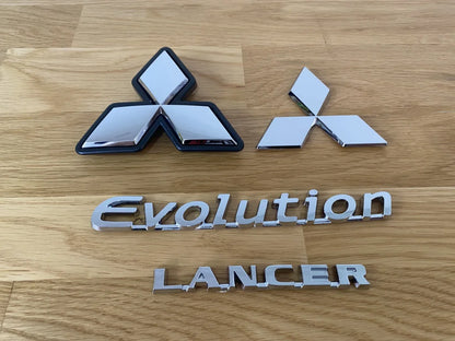 Emblem Set (4-Piece) To Suit Mitsubishi Lancer Evolution 9 Emblems Badges And Decals