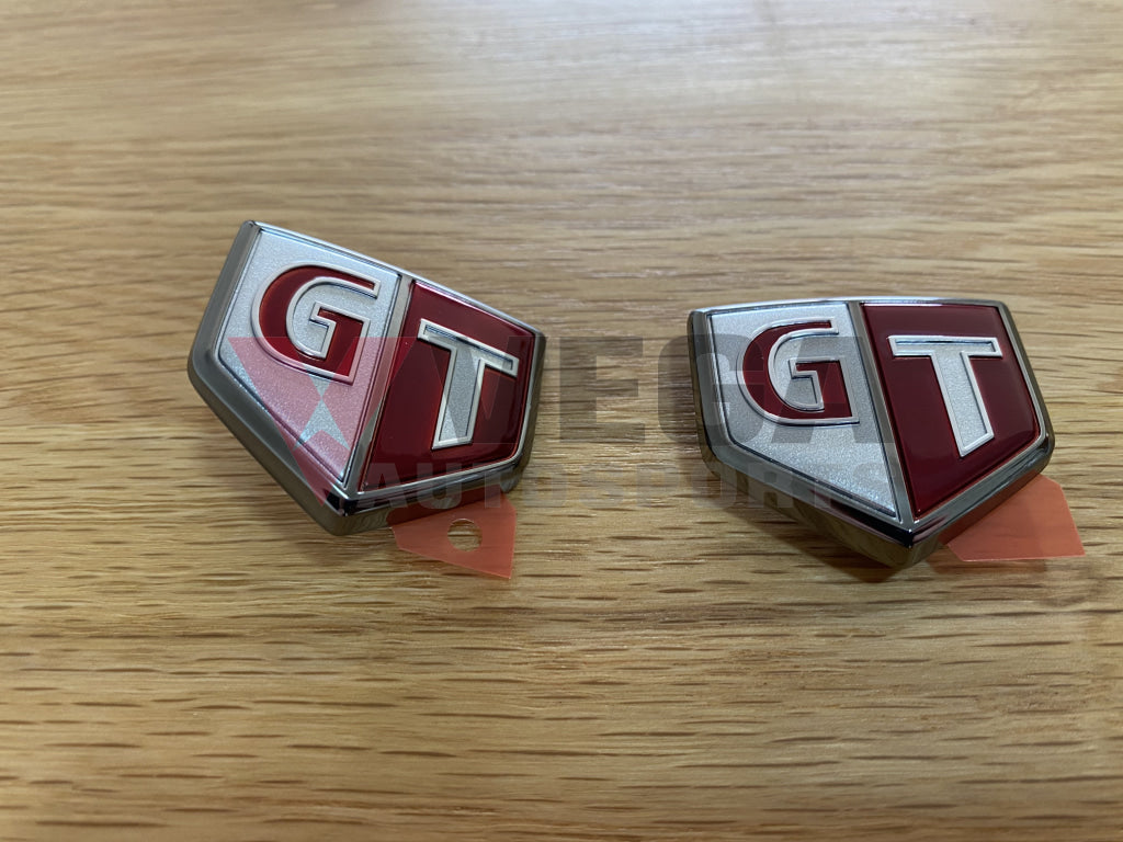 Emblems "GT" (Front Fender) Set to suit Nissan Skyline R34 GTR - Vega Autosports