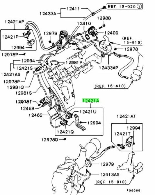 Emission Control Solenoid Assembly To Suit Mitsubishi Lancer Evolution 7 2000.12.1 - 2001.11.3
