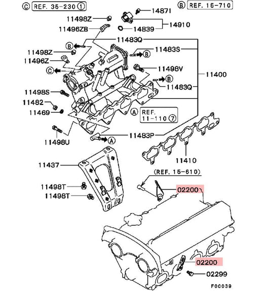 Engine Hanger Bracket To Suit Mitsubishi Lancer Evolution 4 - 9 Md196781