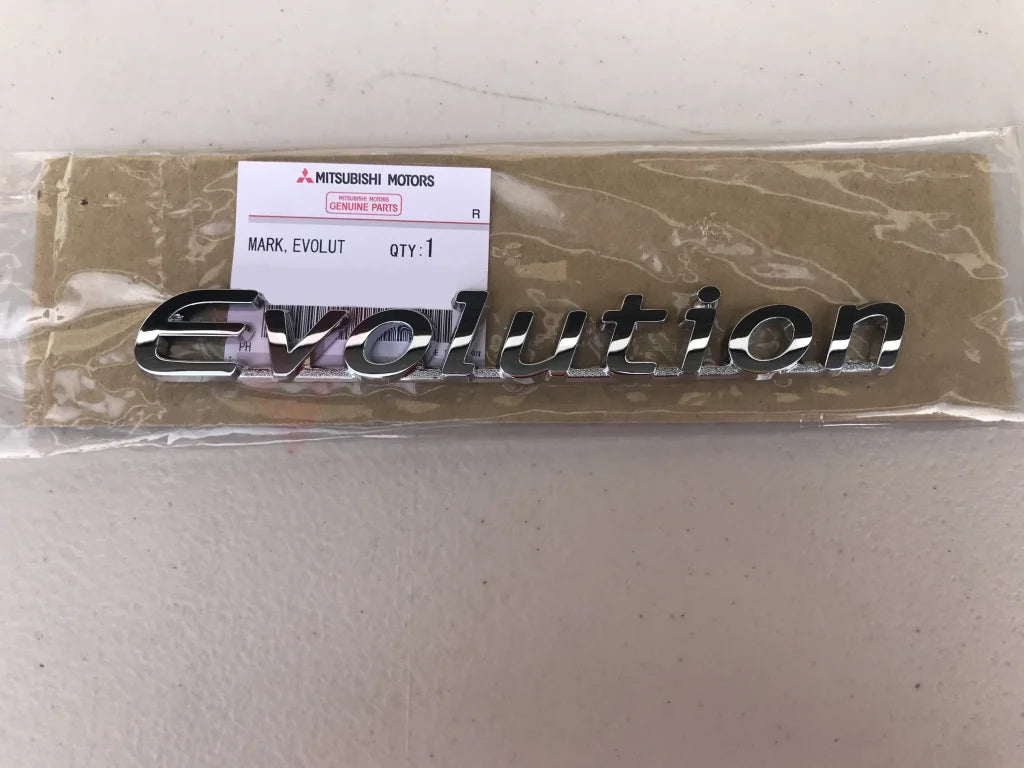 "Evolution" Emblem to suit Mitsubishi Lancer Evolution 7/8/9 CT9A - Vega Autosports