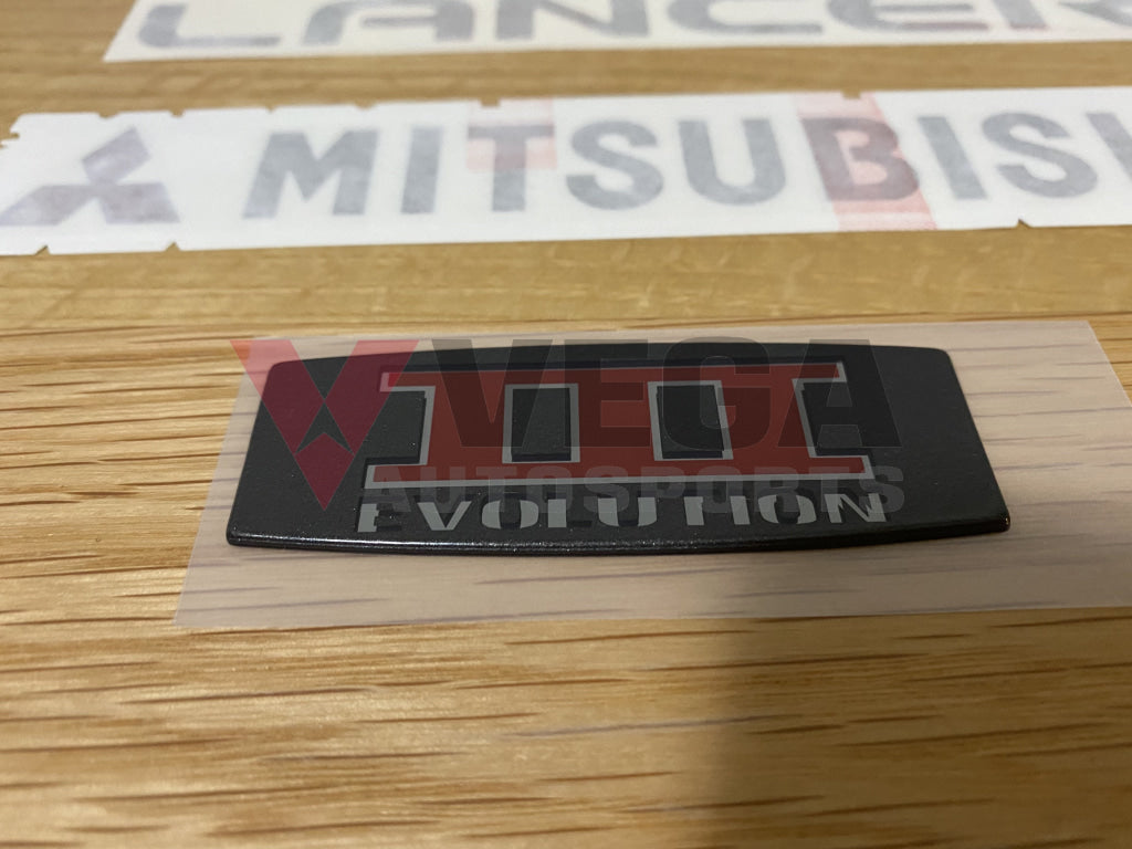 Evolution III 3-piece Decal and Emblem Set to suit Mitsubishi Lancer Evolution 3 - Vega Autosports