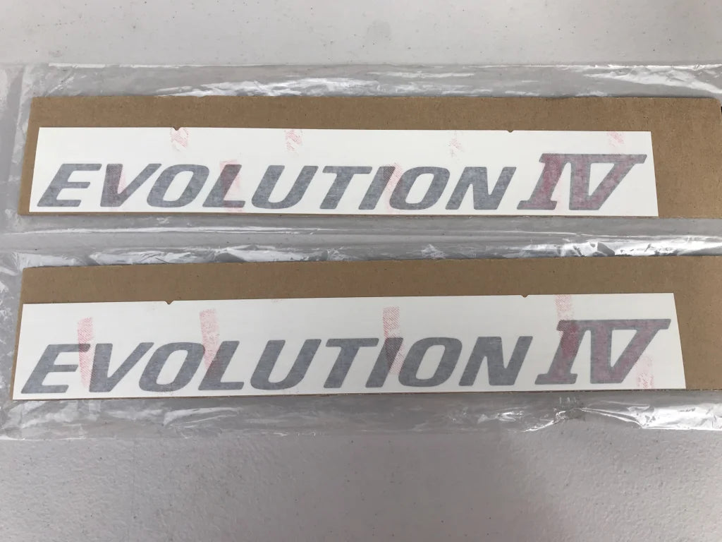"Evolution IV" Decal Set to suit Mitsubishi Lancer Evo CN9A - Vega Autosports