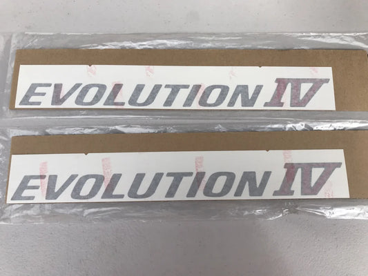 "Evolution IV" Decal Set to suit Mitsubishi Lancer Evo CN9A - Vega Autosports