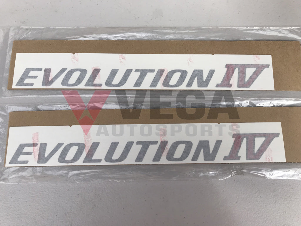 "Evolution IV" Decal Set to suit Mitsubishi Lancer Evo CN9A - Vega Autosports