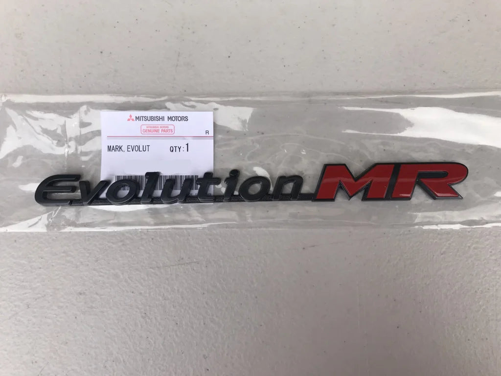 "Evolution MR" Emblem to suit Emblem to suit Mitsubishi Lancer Evo 8 CT9A - Vega Autosports
