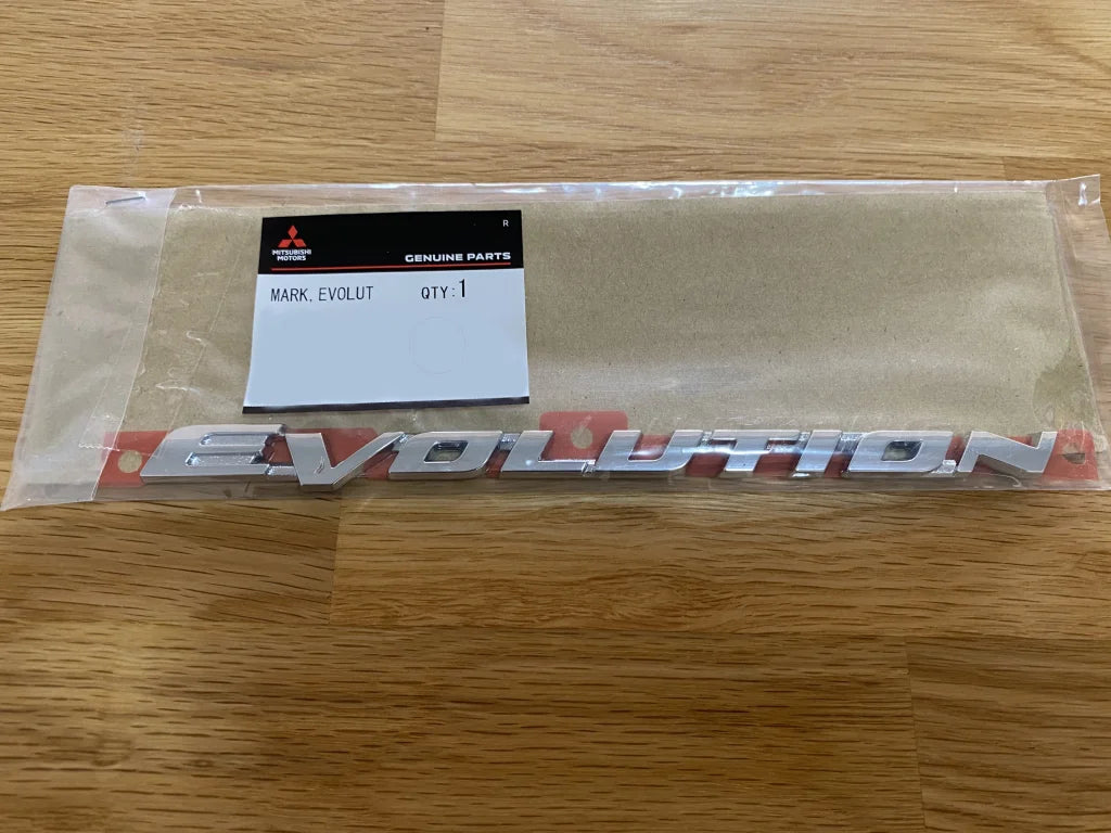 "Evolution" Rear Emblem to suit Mitsubishi Evolution 10 - Vega Autosports
