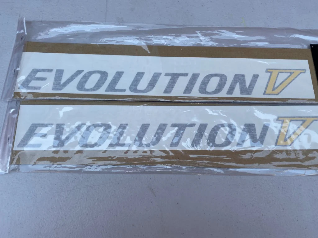 "Evolution V" Decal Set to suit Mitsubishi Lancer Evo 5 CP9A - Vega Autosports