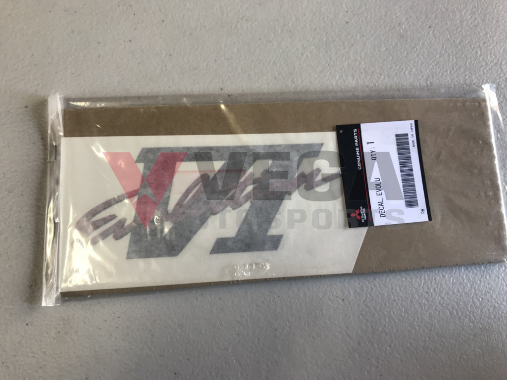 "Evolution VI" Decal to suit Mitsubishi Evo 6 CP9A Red/Black/Silver - Vega Autosports