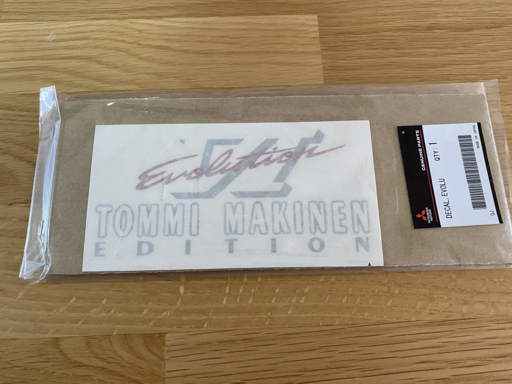 "Evolution VI Tommi Makinen Edition" Decal to suit Mitsubishi Lancer Evolution 6 TME - Vega Autosports