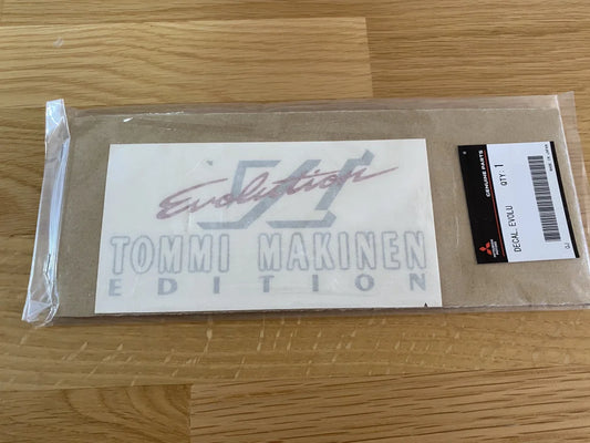 "Evolution VI Tommi Makinen Edition" Decal to suit Mitsubishi Lancer Evolution 6 TME - Vega Autosports