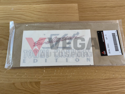 "Evolution VI Tommi Makinen Edition" Decal to suit Mitsubishi Lancer Evolution 6 TME - Vega Autosports